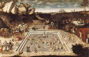 CRANACH, Lucas the Elder The Fountain of Youth china oil painting artist